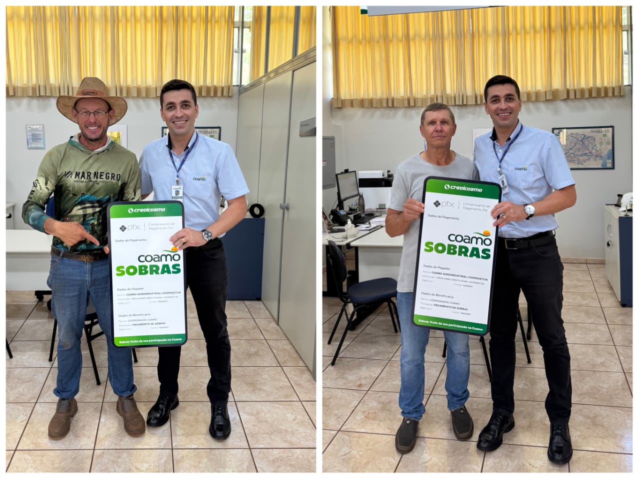 Coamo distribui mais de R$ 716 milh&otilde;es em sobras e Nova Santa Rosa soma R$ 8,5 milh&otilde;es aos cooperados