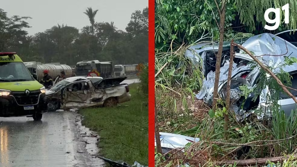 Rec&eacute;m-casado morre em acidente a caminho de lua de mel em MT