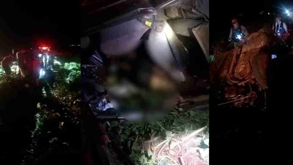 Colis&atilde;o traseira deixa um morto na PR-488 entre Vera Cruz e Diamante do Oeste