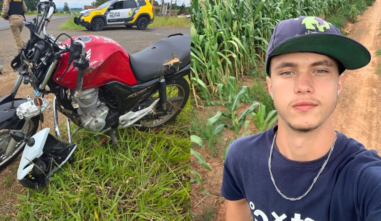 Adolescente morre em acidente com moto a caminho de entrevista de emprego no PR