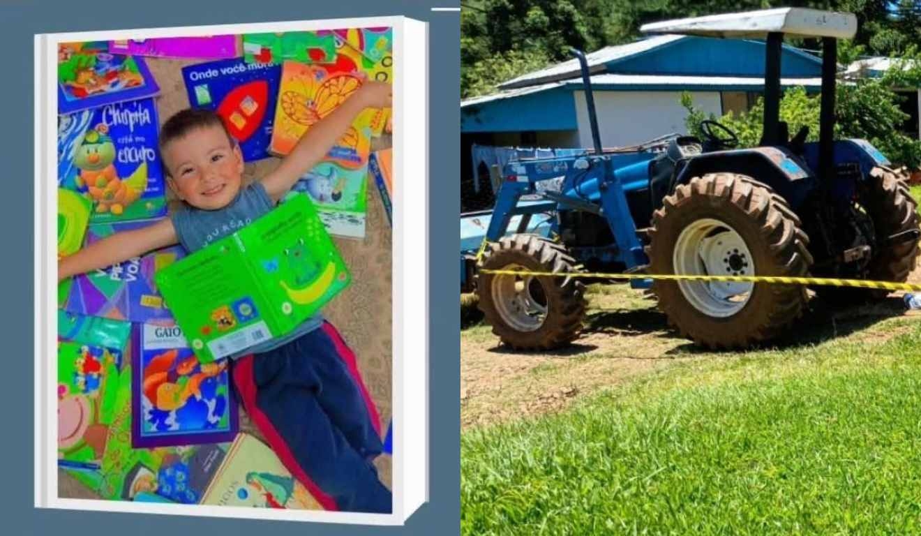 Crian&ccedil;a de 4 anos morre atropelada por trator no interior de Santa Catarina