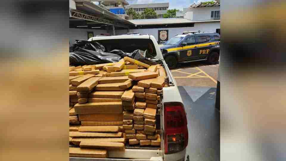 Casal &eacute; preso com mais de 1 tonelada de maconha em Campo Mour&atilde;o