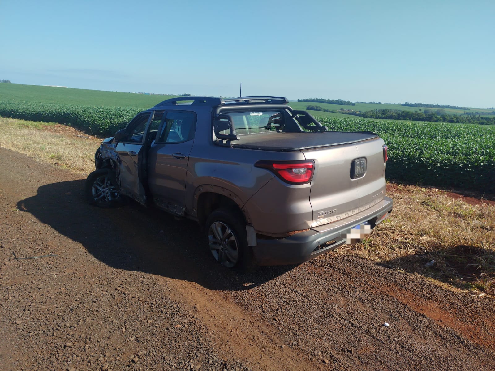 Condutor &eacute; preso por embriaguez ao volante ap&oacute;s acidente na PR-182, em Marip&aacute;