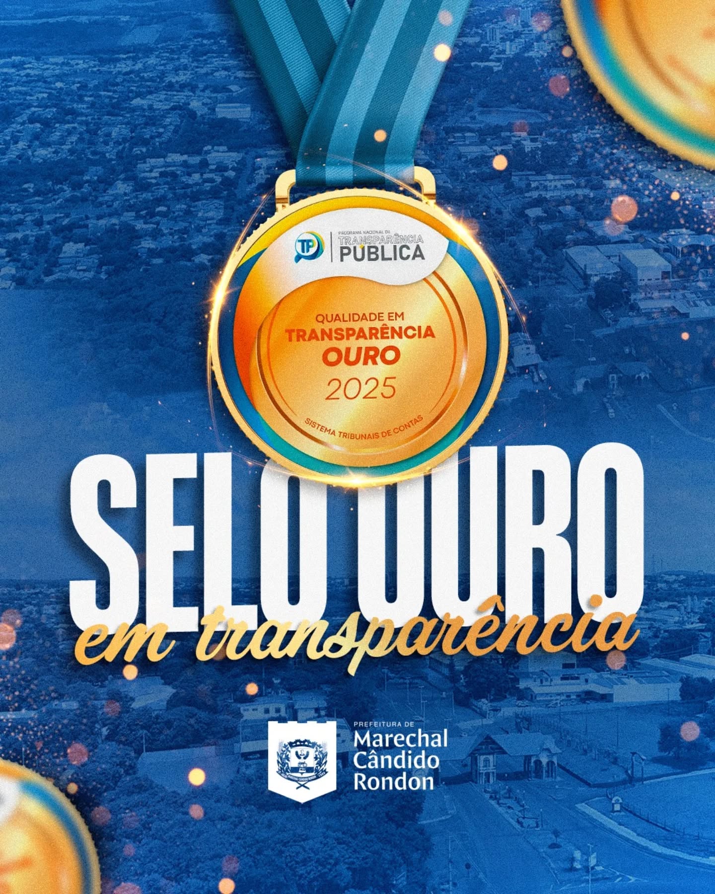 Marechal C&acirc;ndido Rondon conquista Selo Ouro em Qualidade da Transpar&ecirc;ncia