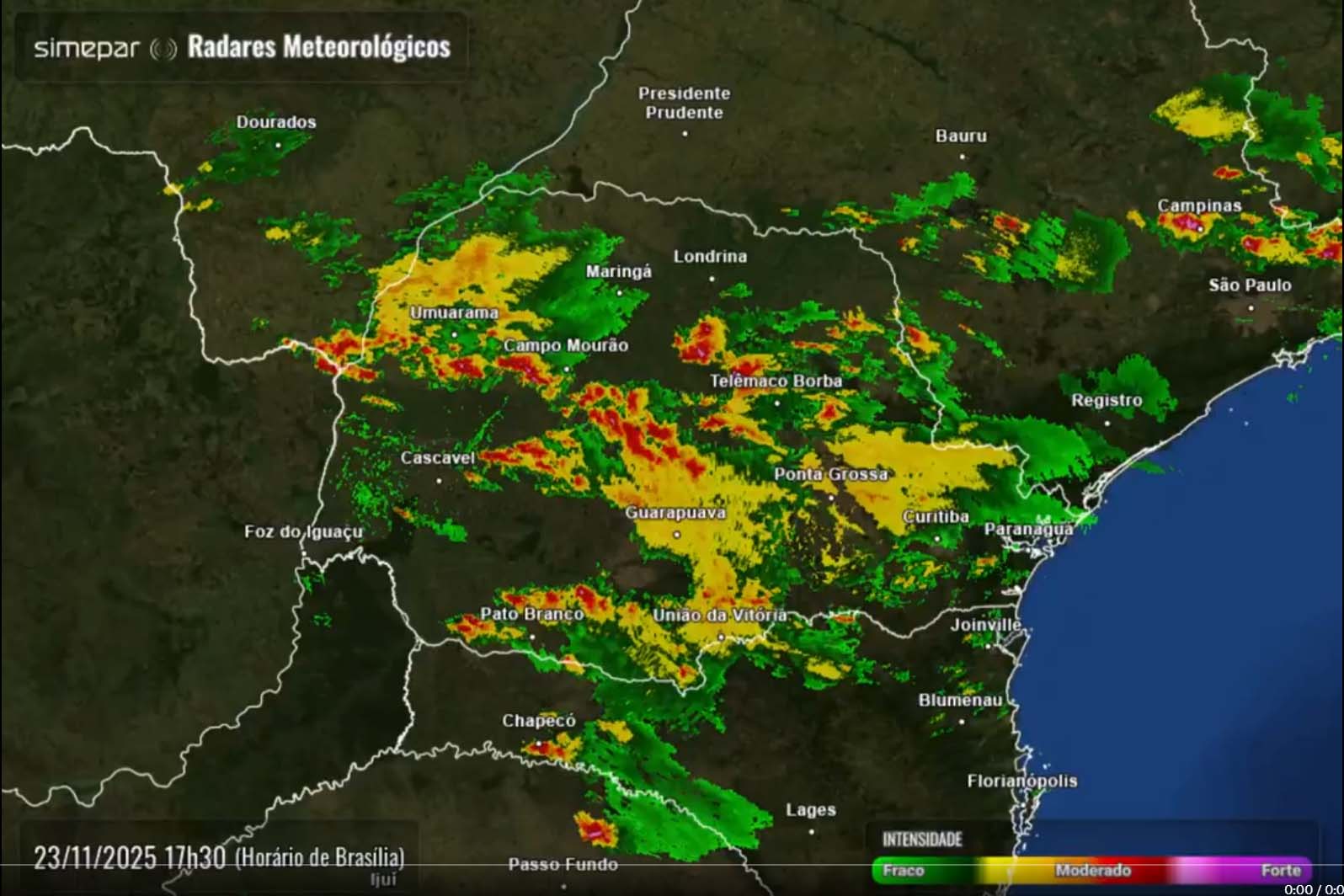 Chuvas do fim de semana levaram 32 esta&ccedil;&otilde;es a atingirem a m&eacute;dia hist&oacute;rica do m&ecirc;s