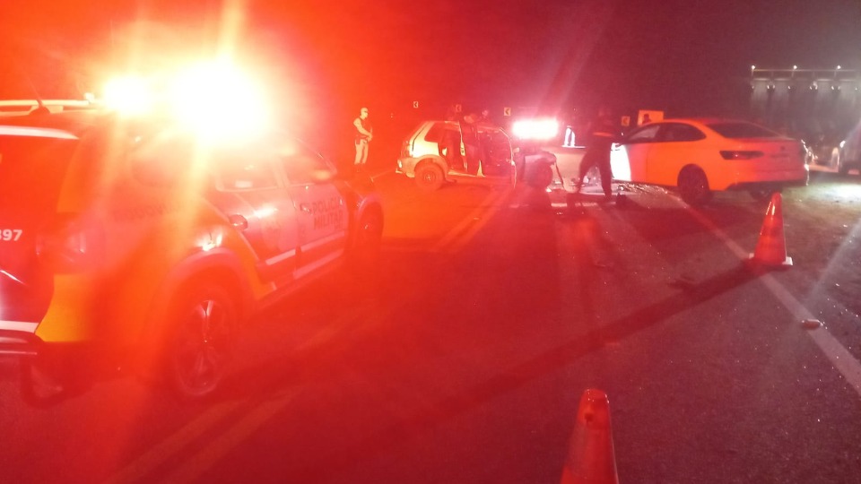 Batida frontal deixa v&iacute;tima morta na PR-459 em Reserva do Igua&ccedil;u