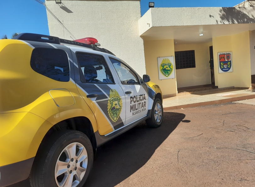 Homem &eacute; preso ap&oacute;s agredir namorada com faca e bomba de terer&eacute; no Cento de Nova Santa Rosa