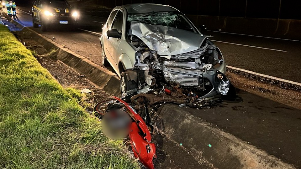 Homem morre em colis&atilde;o frontal na BR-369, em Corb&eacute;lia