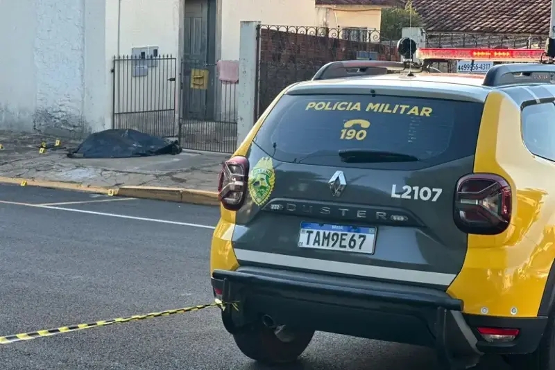 Homem e gestante s&atilde;o executados a tiros em resid&ecirc;ncia no Centro de Umuarama